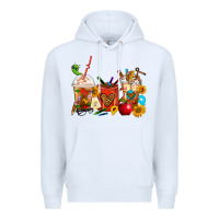 White Teacher Coffee Cups Premium Hoodie - FaDigitalArtStudio