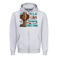 Easter Day A Lot Can Happen In Three Days Zipper Hoodie | Teevron