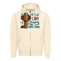 Sandshell Easter Day A lot can happen in three days Zipper Hoodie - OliviaCreatesArt