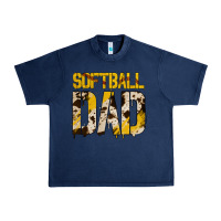 Navy Softball Dad Urban Heavy Tee - Bettercallsaul