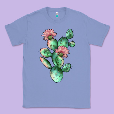 Cactus 5 Classic Tee Designed By Jahusdesignshop