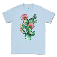 Dusty Blue cactus 5 Classic Tee - JahusDesignShop
