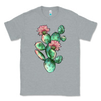 Heather Grey cactus 5 Classic Tee - JahusDesignShop