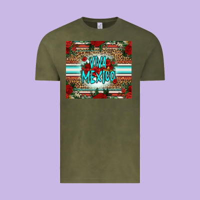 Viva Mexico Long Live Mexico Vintage Tee Designed By Jasminsmagicworld