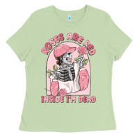 Matcha roses are red inside i'm dead Ladies Tee - MaliasSmallBusiness