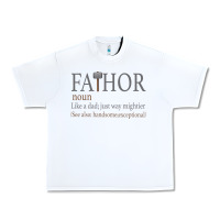 White Fa-Thor Like Dad Just Way Mightier Urban Heavy Tee - Bettercallsaul