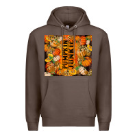 Coffee Pumpkin Junkie Premium Hoodie - RanaPortraitStore