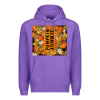 Purple Pumpkin Junkie Premium Hoodie - RanaPortraitStore