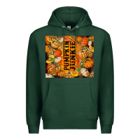 Sports Green Pumpkin Junkie Premium Hoodie - RanaPortraitStore