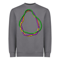 Storm mardi gras beads Heavyweight Sweatshirt - CowGirlArtShop