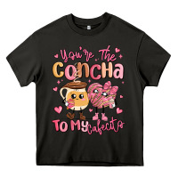 Asphalt youre the concha to my cafecito mexican pan dulce Heavy Core Tee - MaliasSmallBusiness