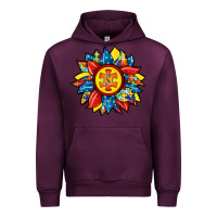 Mauve Wine autism sunflower Urban Hoodie - RacoonDesign