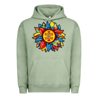 Pigment Oil Green autism sunflower Urban Hoodie - RacoonDesign