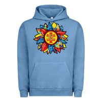 Pigment Pebble Blue autism sunflower Urban Hoodie - RacoonDesign