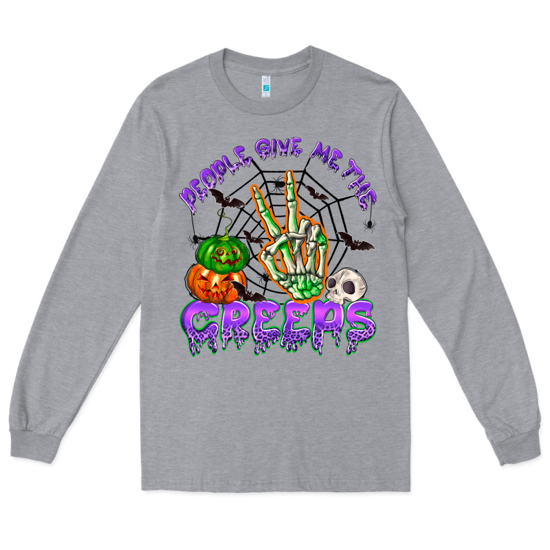 People Give Me The Creeps Long Sleeve Tee by NancyCooperArtShop | Teevron