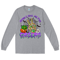 Heather Grey people give me the creeps Long Sleeve Tee - NancyCooperArtShop