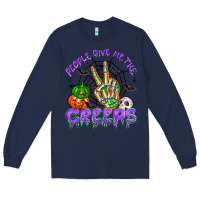 Navy people give me the creeps Long Sleeve Tee - NancyCooperArtShop