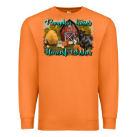 Carrot pumpkin kisses harvest wishes Premium Sweatshirt - BundleAndBundleShop