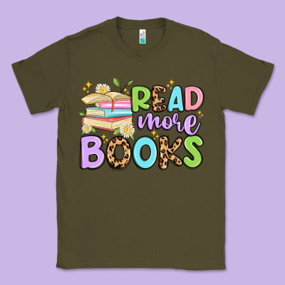 Read More Books Classic Tee Designed By Artiststas