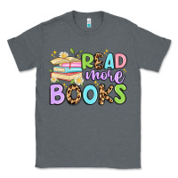 Charcoal Heather read more books Classic Tee - Artiststas