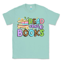 Seafoam read more books Classic Tee - Artiststas