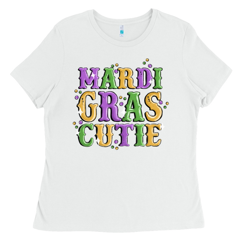 Mardi Gras Cutie Ladies Tee by MaliasSmallBusiness | Teevron