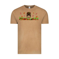 Vintage Camel christmas mama messy bun Vintage Tee - Jasminsmagicworld