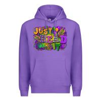 Purple Just bead it Premium Hoodie - FaDigitalArtStudio