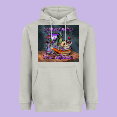 Spells And Potions For All Afflictions Tumbler Heavyweight Hoodie Designed By Bundleandbundleshop