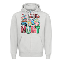 Easter Gnomes On The Hunt Zipper Hoodie | Teevron
