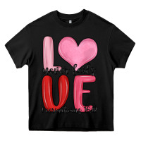 Black love never fails valentine s day Heavy Core Tee - MaliasSmallBusiness