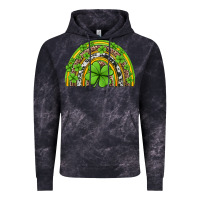 Cloud Black western st patricks rainbow Vintage Hoodie - Jasminsmagicworld