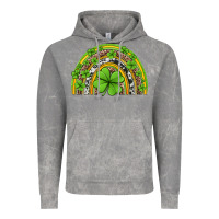 Cloud Rock western st patricks rainbow Vintage Hoodie - Jasminsmagicworld