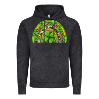 Vintage Black western st patricks rainbow Vintage Hoodie - Jasminsmagicworld