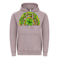 Vintage Zinc western st patricks rainbow Vintage Hoodie - Jasminsmagicworld