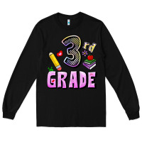 Black Third Grade Long Sleeve Tee - RanaPortraitStore