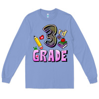 Colony Blue Third Grade Long Sleeve Tee - RanaPortraitStore