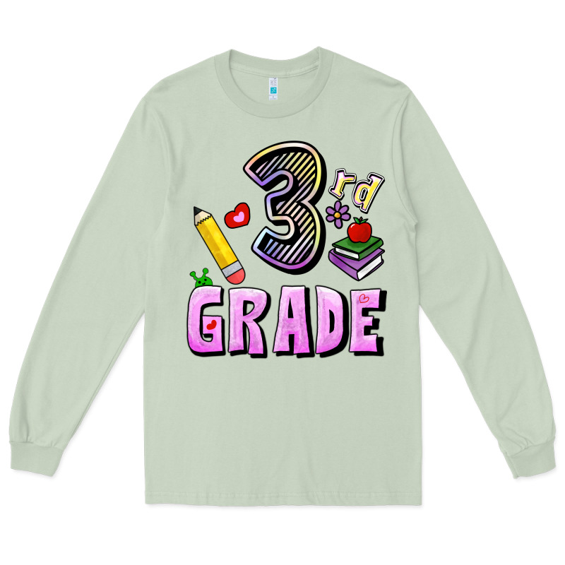 Third Grade Long Sleeve Tee by RanaPortraitStore | Teevron