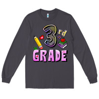 Smoke Third Grade Long Sleeve Tee - RanaPortraitStore