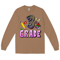 Toasted Coconut Third Grade Long Sleeve Tee - RanaPortraitStore