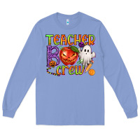 Colony Blue Teacher Boo Crew Long Sleeve Tee - texasbilliewilder