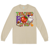Mushroom Teacher Boo Crew Long Sleeve Tee - texasbilliewilder