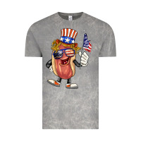 Cloud Rock 4th of july hot dog Vintage Tee - BarkalooDesign