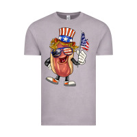 Vintage Zinc 4th of july hot dog Vintage Tee - BarkalooDesign