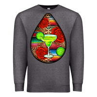 Charcoal Heather mexican teardrop  4 Premium Sweatshirt - BundleAndBundleShop