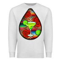 Oatmeal Heather mexican teardrop  4 Premium Sweatshirt - BundleAndBundleShop