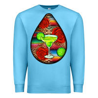 Ocean Blue mexican teardrop  4 Premium Sweatshirt - BundleAndBundleShop