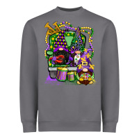 Storm mardi gras gnomies truck Heavyweight Sweatshirt - CowGirlArtShop