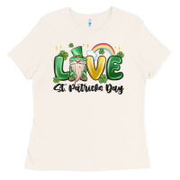 Bone love st. patricks day gnome Ladies Tee - MaliasSmallBusiness