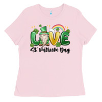 Love St. Patricks Day Gnome Ladies Tee | Teevron